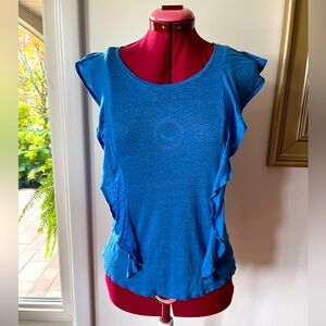 BEAUTIFUL BLUE LINEN T-SHIRT